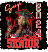 Load image into Gallery viewer, 2024 Graduation editable design png