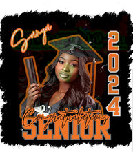 Load image into Gallery viewer, 2024 Graduation editable design png