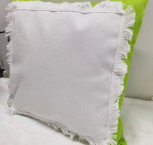 Load image into Gallery viewer, Custom linen patch pillow covers