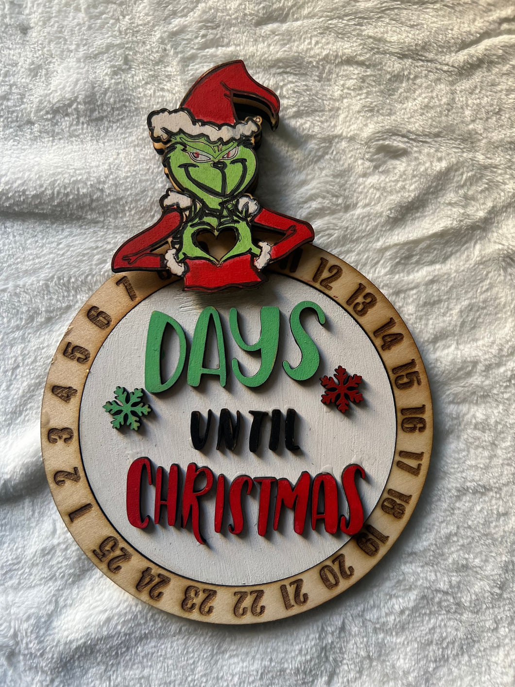 Grinch Xmas ornament