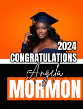 Load image into Gallery viewer, 2024 grad design editable template
