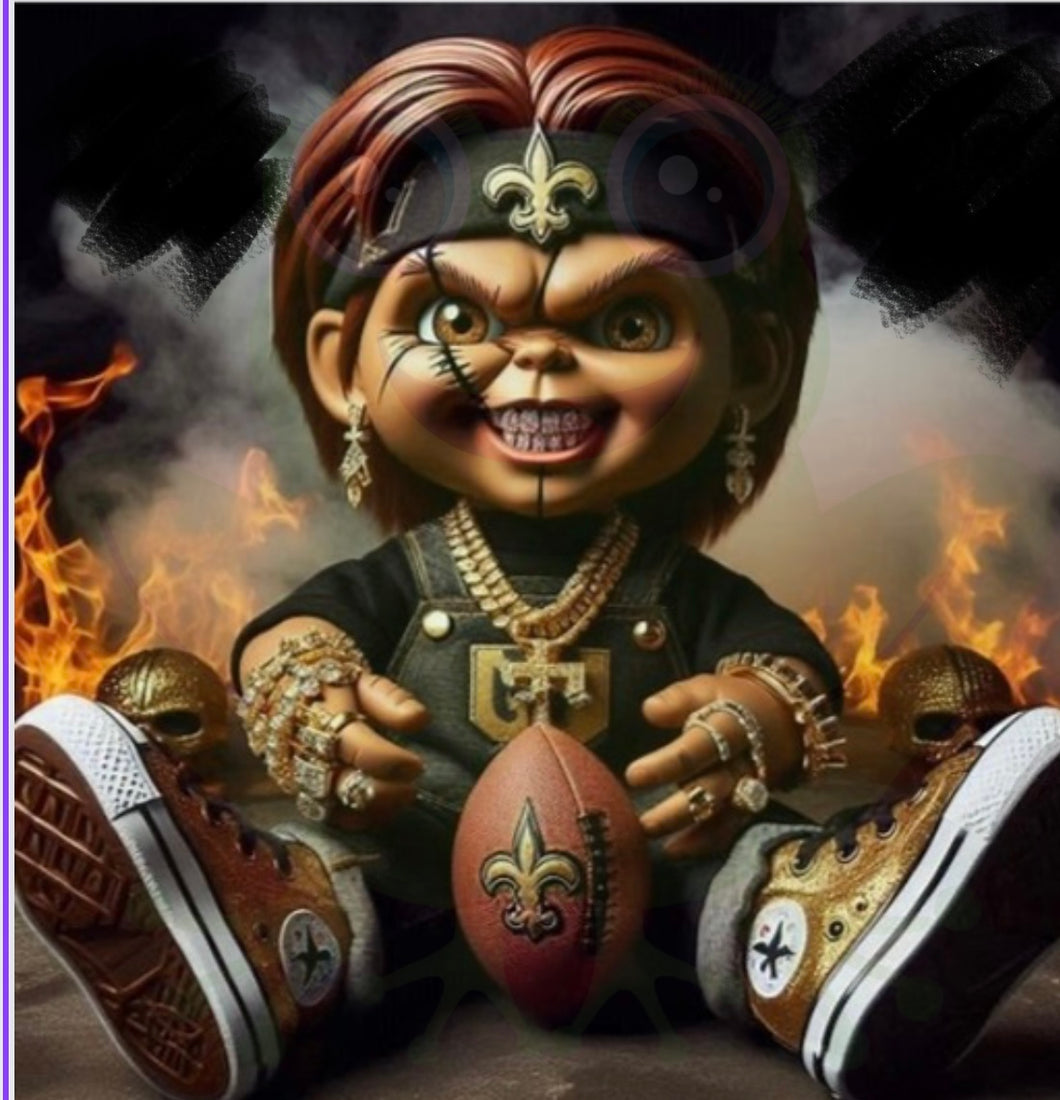 Chuck saints fan