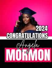 Load image into Gallery viewer, 2024 grad design editable template
