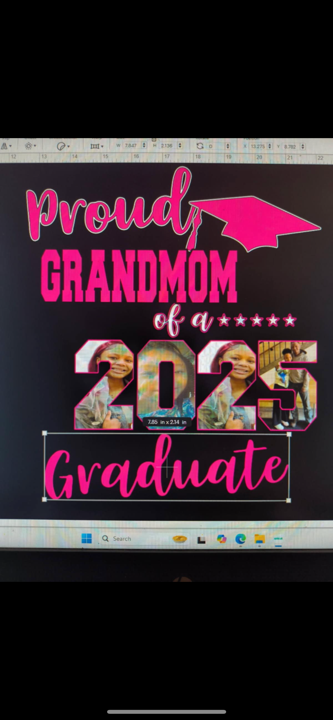 Custom grad design