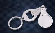 Load image into Gallery viewer, Sublimation keychain nail clippers
