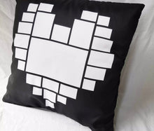 Load image into Gallery viewer, Sublimation pillow cases heart shape
