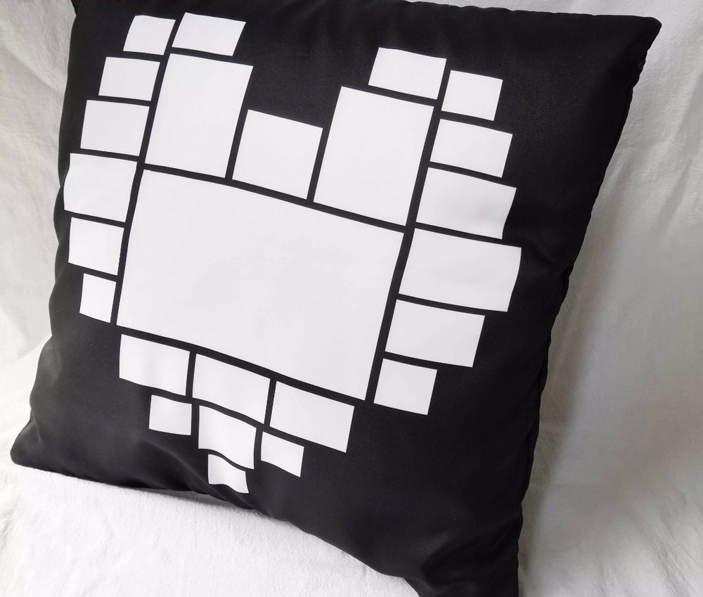 Sublimation pillow cases heart shape