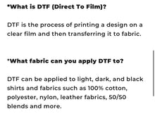 Load image into Gallery viewer, Dtf print I will it lady
